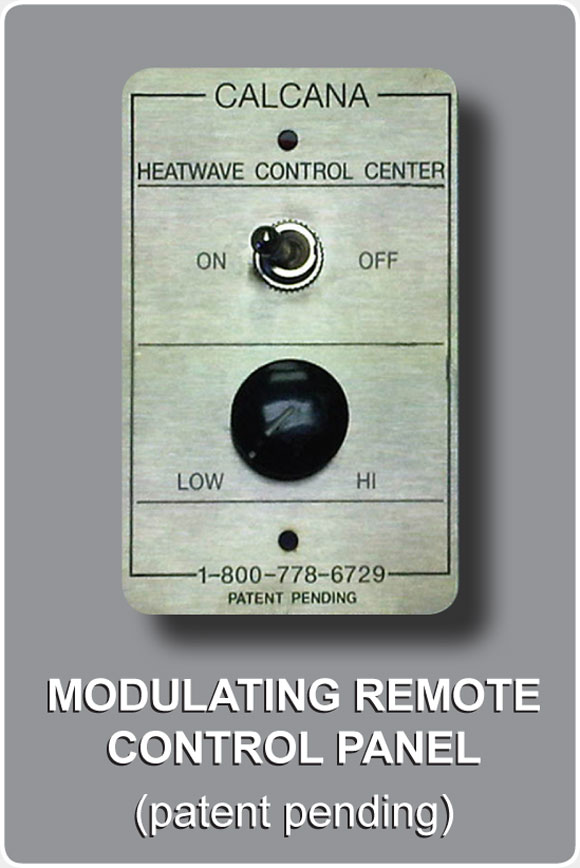 Patio Heater Modulating Romote Control Panel